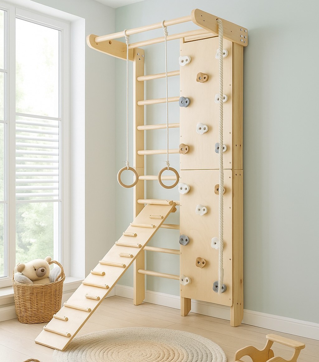 Sprossenwand für Kinderzimmer Kombik 2 – Bild 6