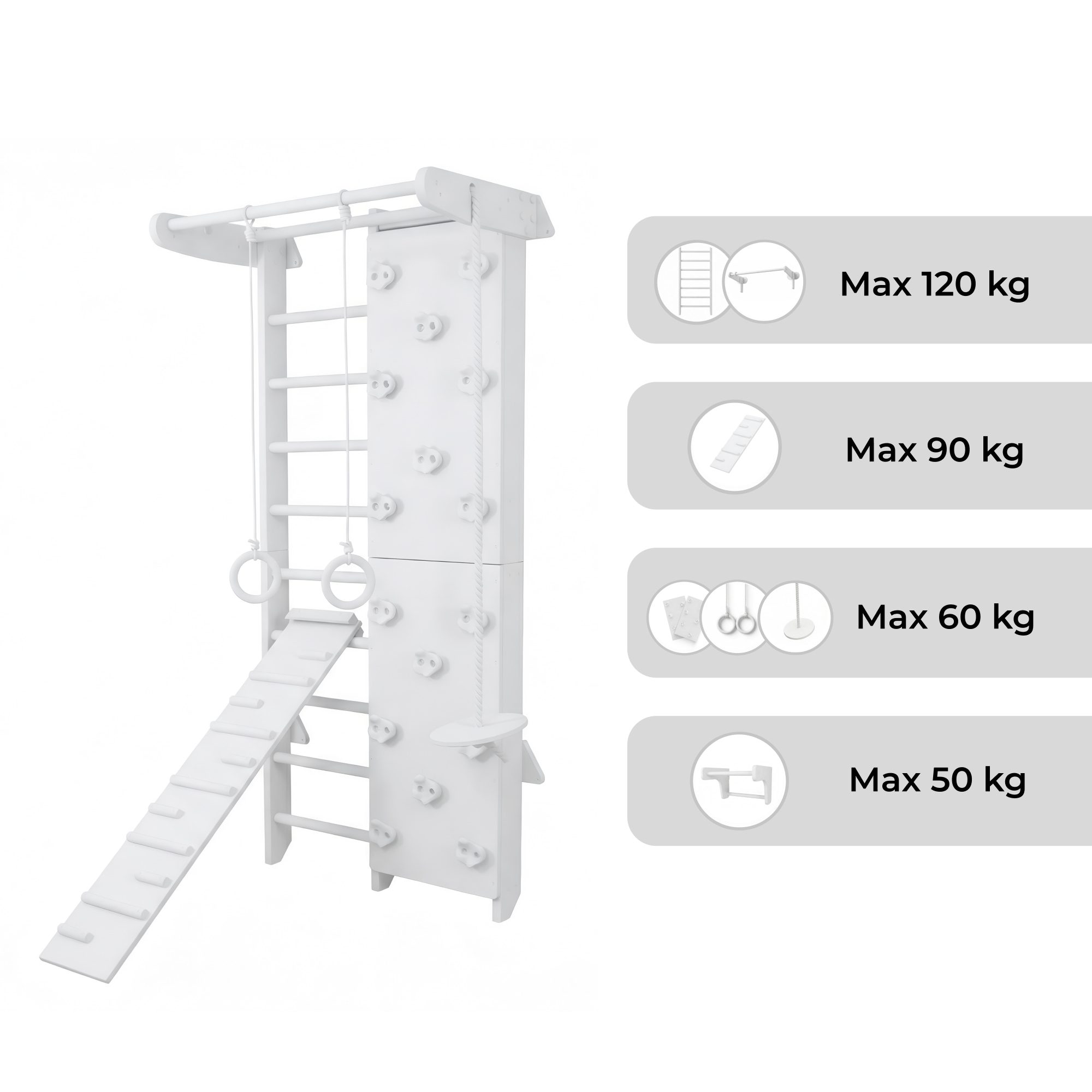 Sprossenwand für Kinderzimmer Kombik 2 – Bild 13