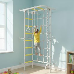 Alternative view of Sprossenwand für Kinderzimmer Next 4 mit Hängesitz Zebra