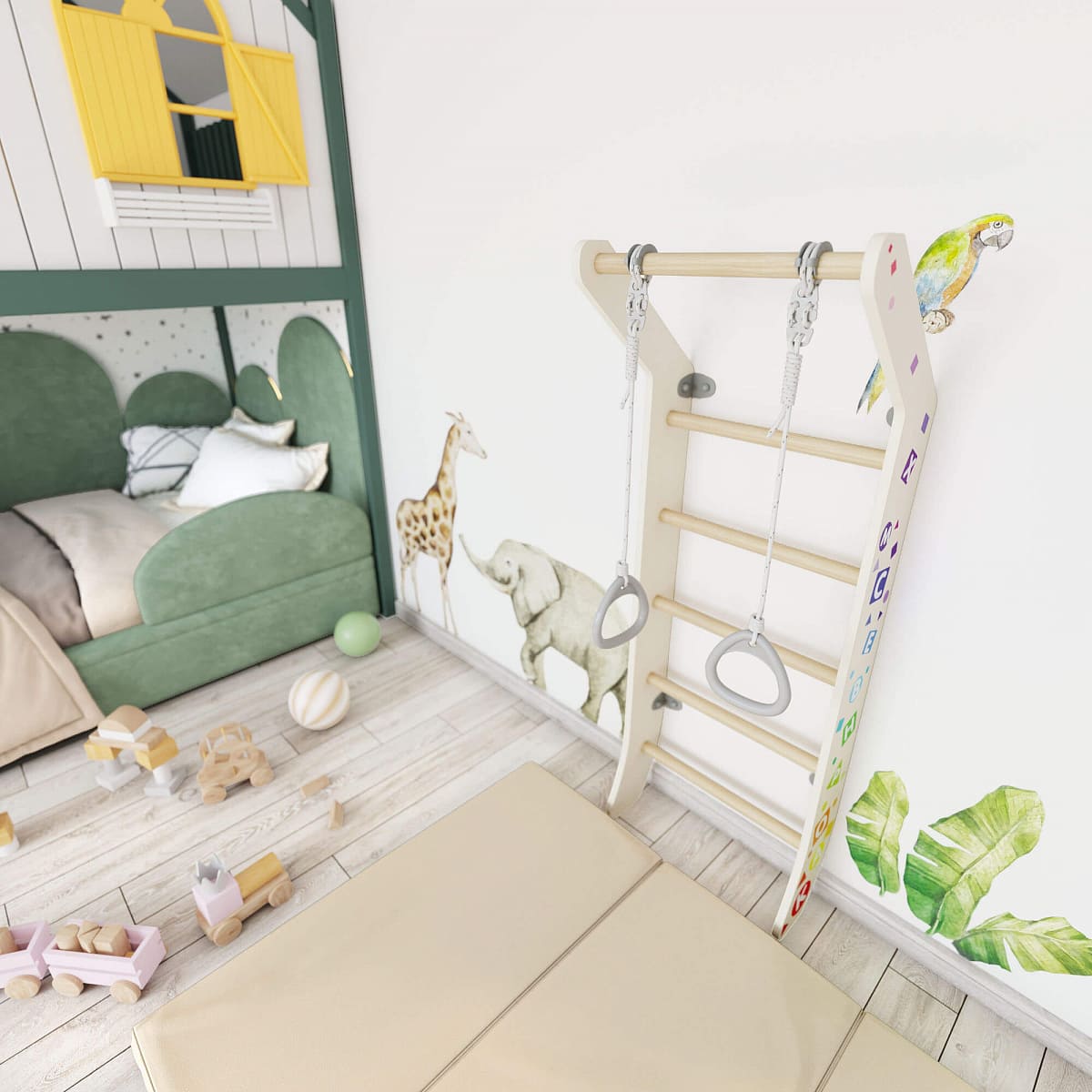 Sprossenwand für Kinderzimmer Mini Color – Bild 13