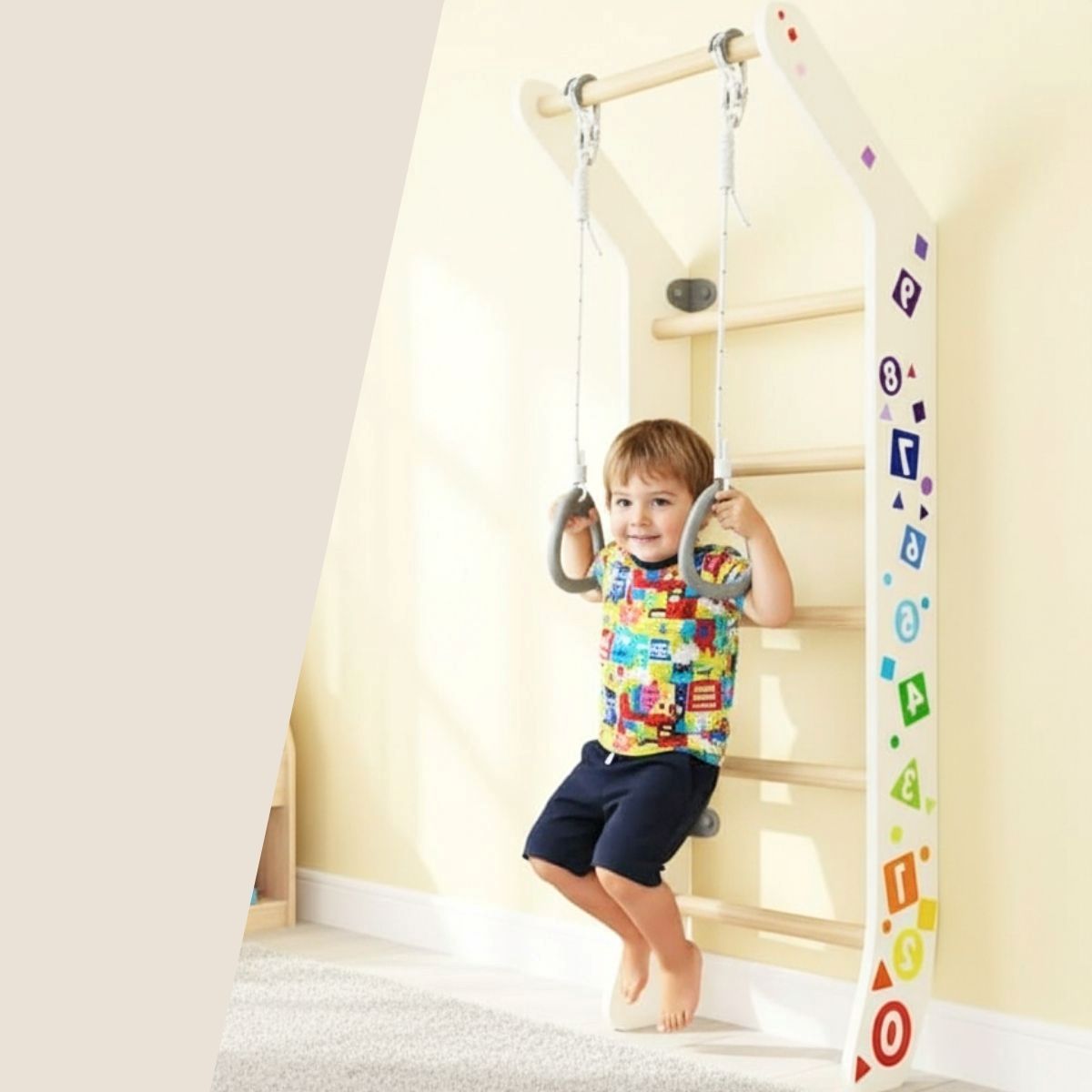 Sprossenwand für Kinderzimmer Mini Color – Bild 3