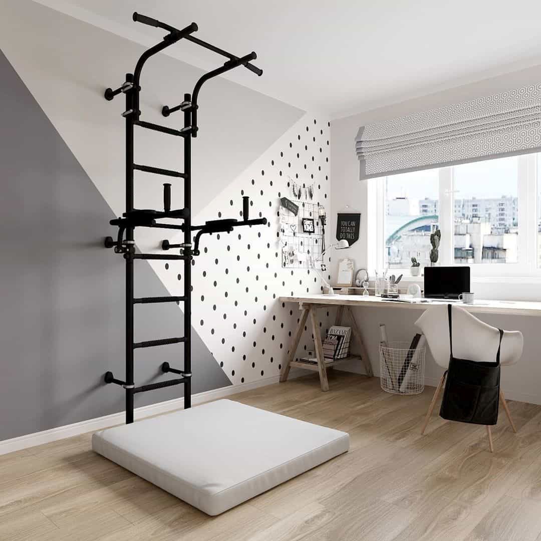 Sprossenwand Teenager Plus wandmontage – Bild 6