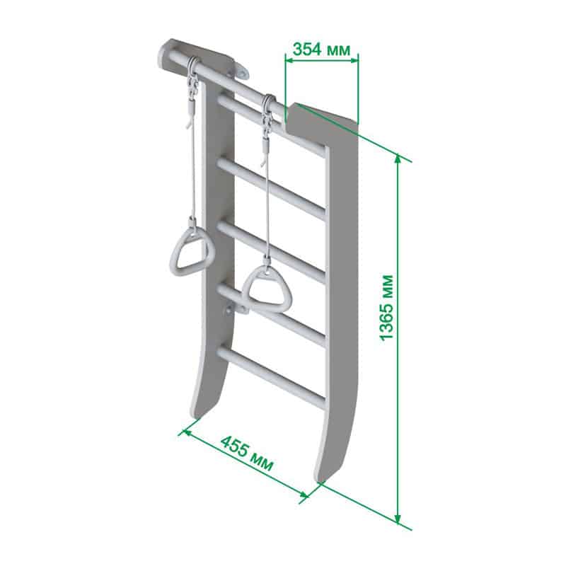 Sprossenwand für Kinderzimmer Mini Color – Bild 5