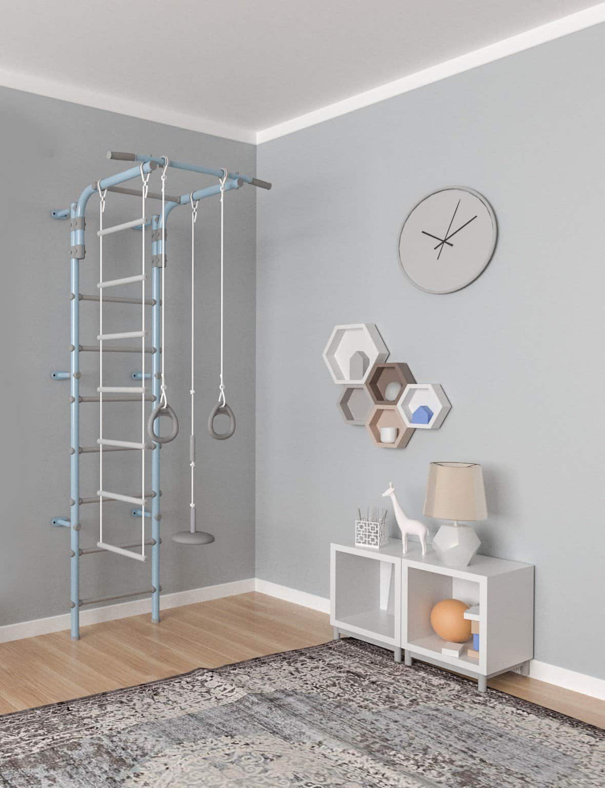 Sprossenwand für Kinderzimmer Gamma Pastell 2 – Bild 4