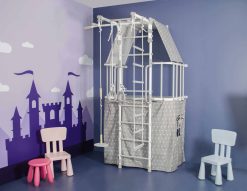 Alternative view of Sprossenwand-Spielturm Indigo Pastell