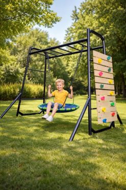 Alternative view of Klettergerüst für den Garten Monkey Bar - Nestschaukel