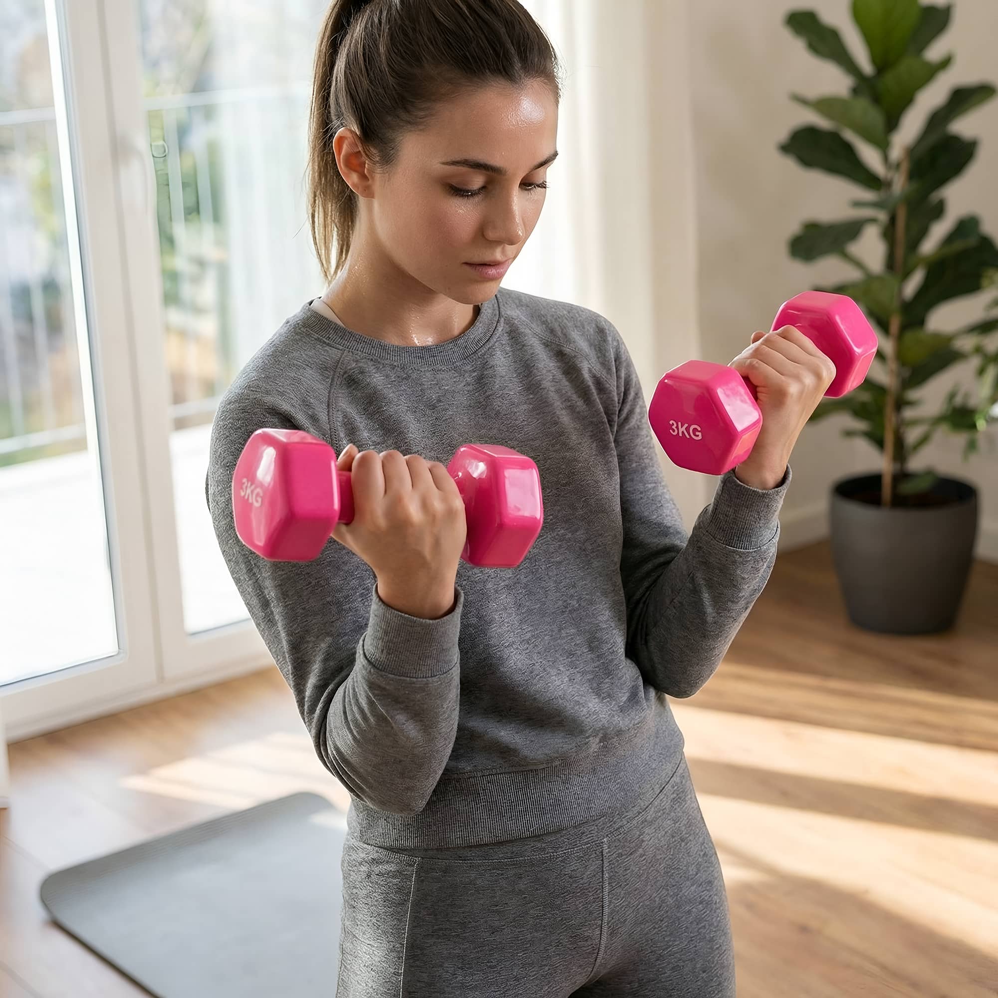 Kurzhantel 3kg X-sport – Bild 2