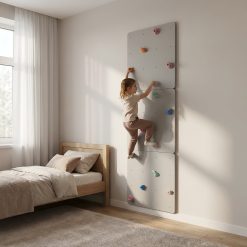Alternative view of Graue Kletterwand fürs Kinderzimmer