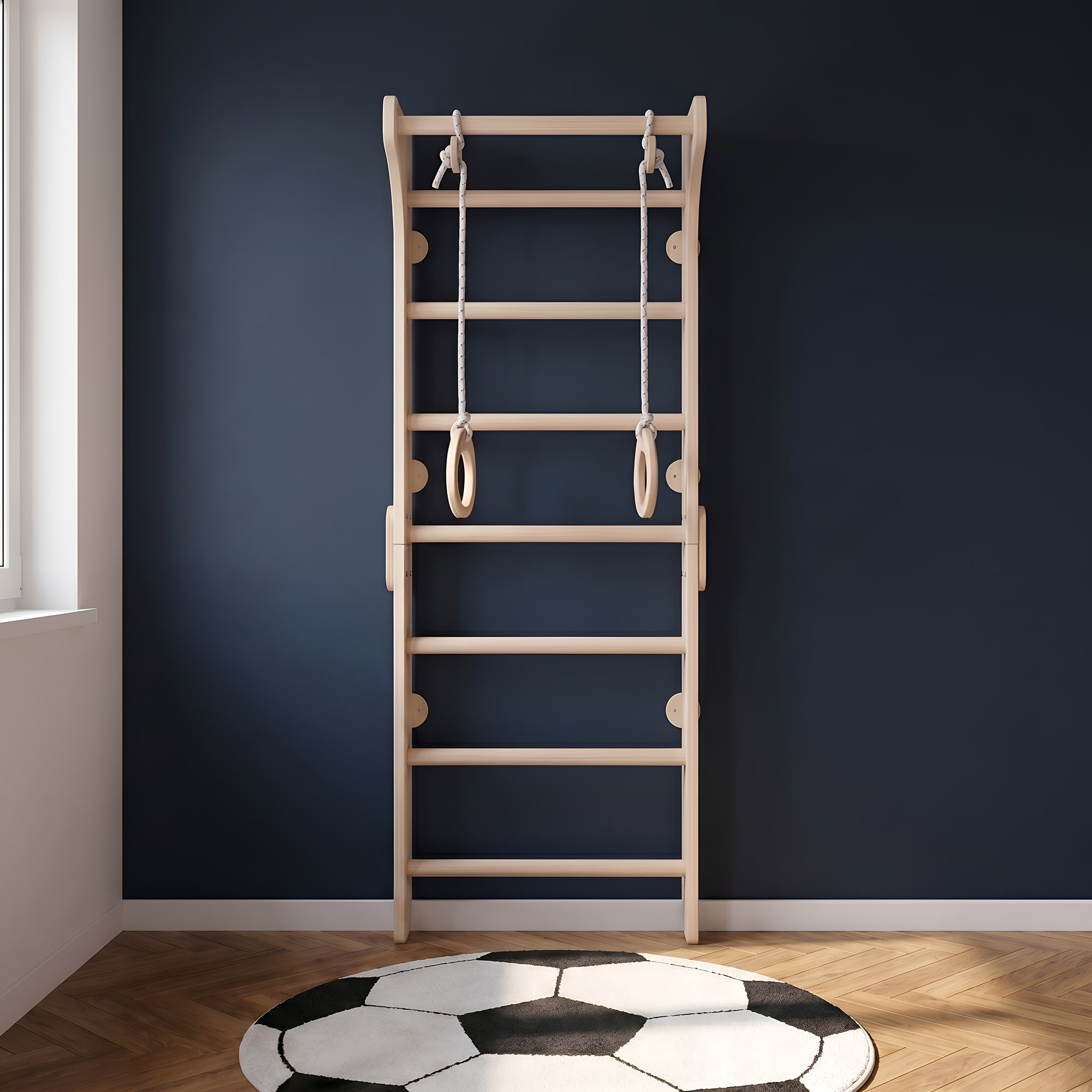 Sprossenwand mit Klimmzugstange Tween – Bild 9