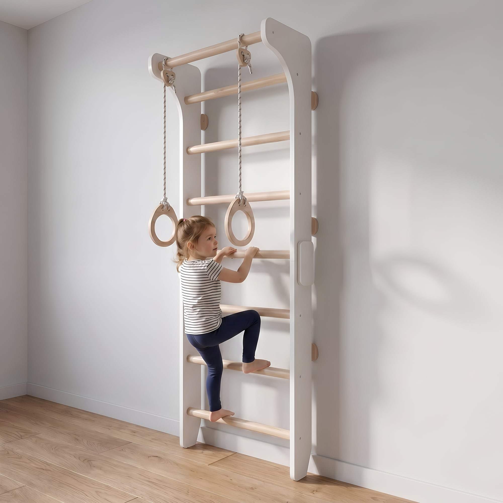 Sprossenwand mit Klimmzugstange Tween – Bild 12
