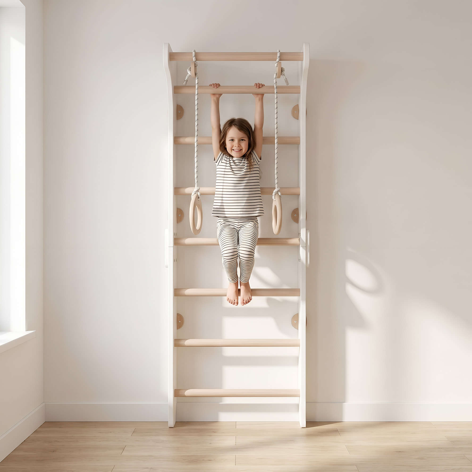 Sprossenwand mit Klimmzugstange Tween – Bild 7