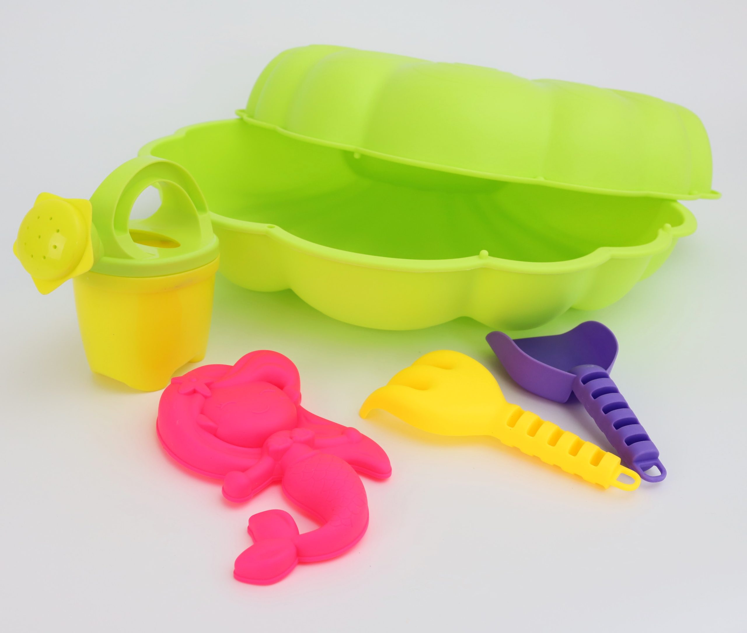 Mini-Sandmuschel mit Sandspielzeug – Bild 5