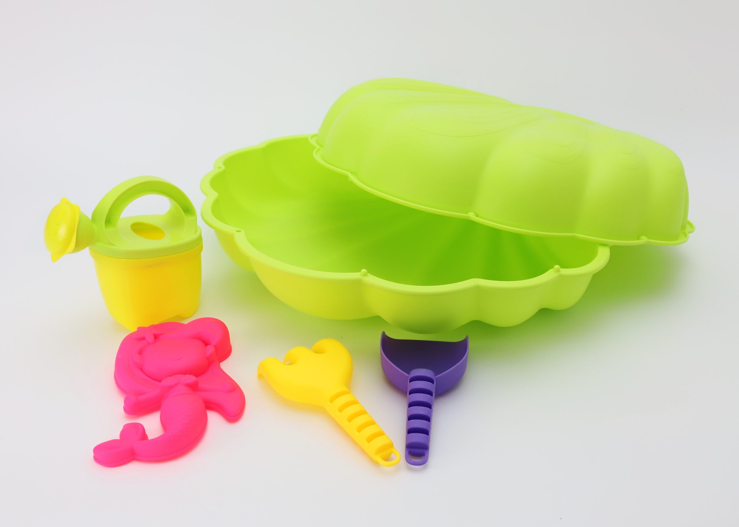 Mini-Sandmuschel mit Sandspielzeug – Bild 4
