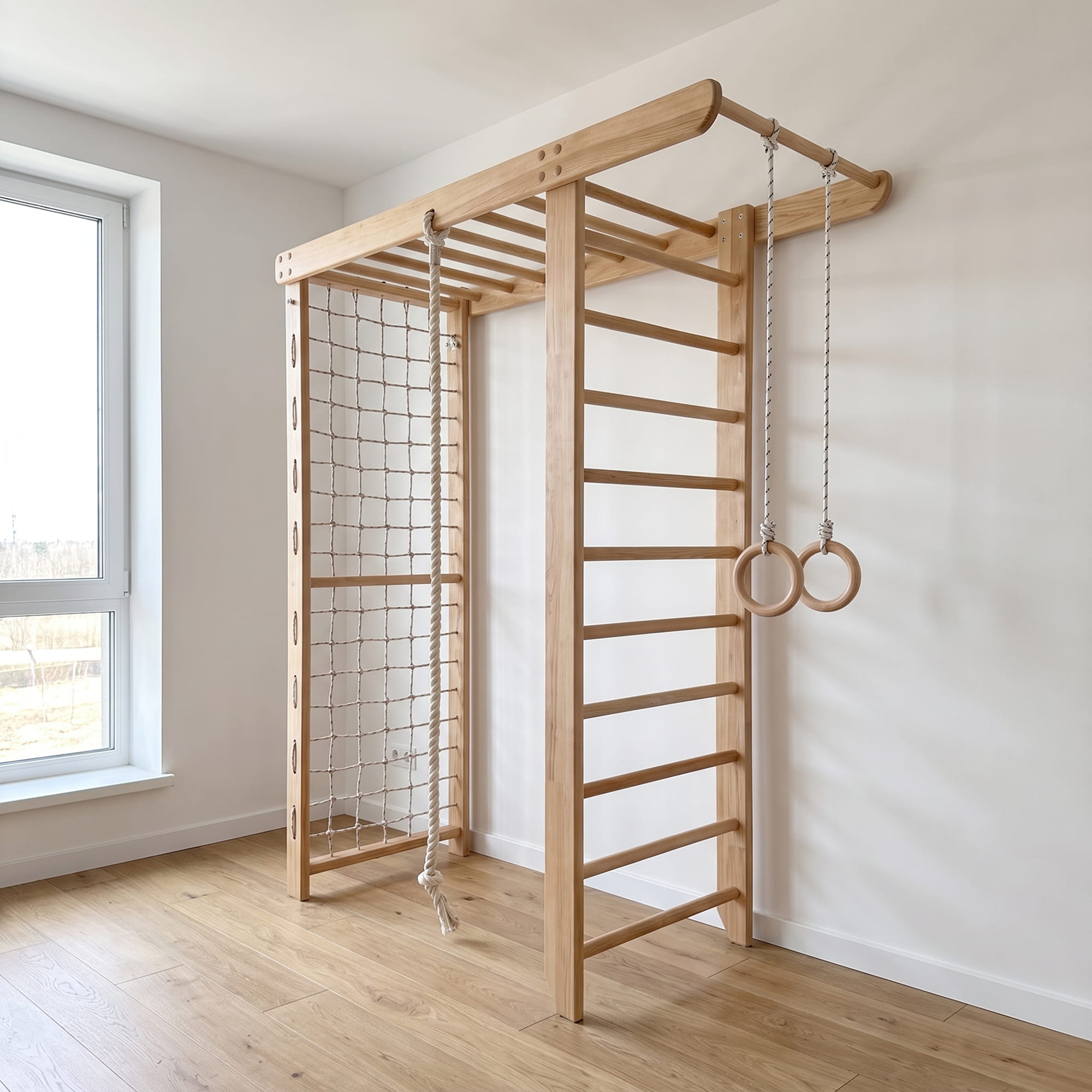Turnringe aus Holz Static – Bild 3