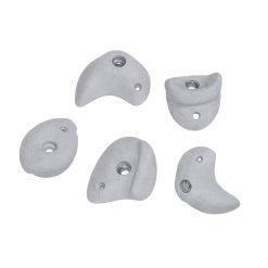Klettergriffe M 5 Stück grau