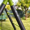 Doppelschaukel mit Kletternetz Deluxe – Bild 14