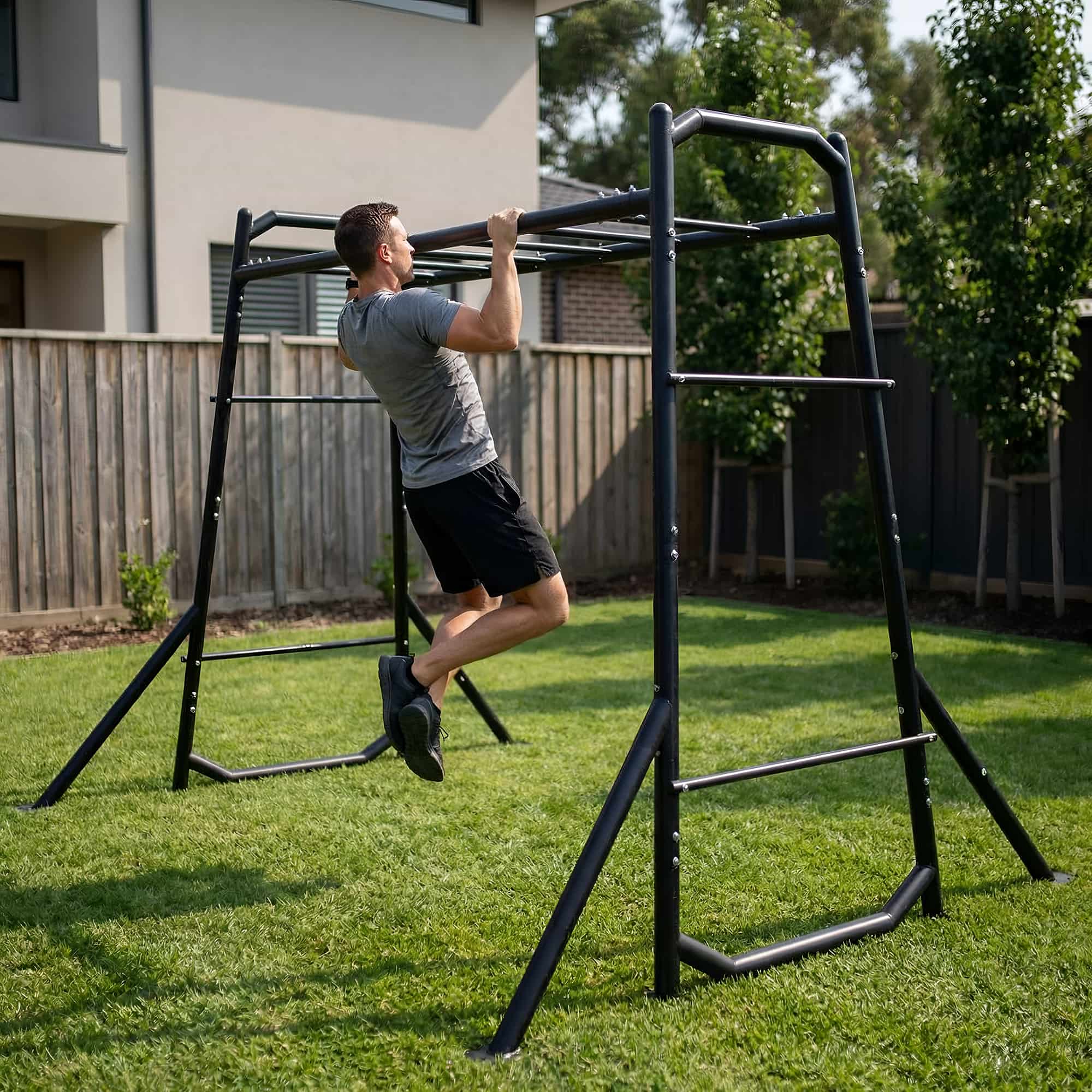 Klettergerüst für den Garten Monkey Bar - Nestschaukel Zelt – Bild 9
