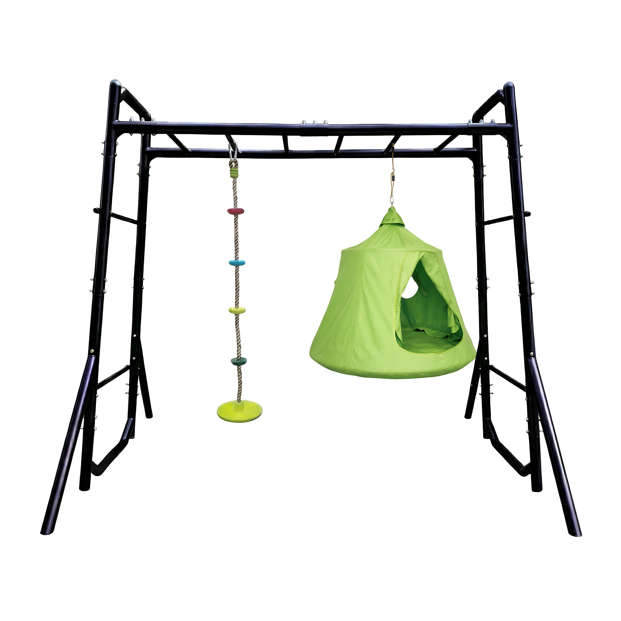 Klettergerüst für den Garten Monkey Bar - Nestschaukel Zelt – Bild 10