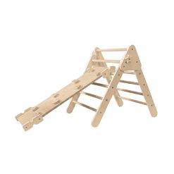 Kletterdreieck mit Rutsche Lama