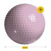Gymnastikball mit Massage-Noppen 65 cm – Bild 13