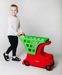 Alternative view of Spielzeug-Kinderwagen Einkaufskorb