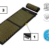 Massage-Matte mit Kissen XL – Bild 3