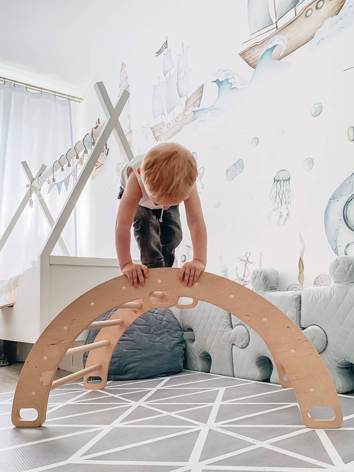 Kletterbogen aus Holz Sweet – Bild 9