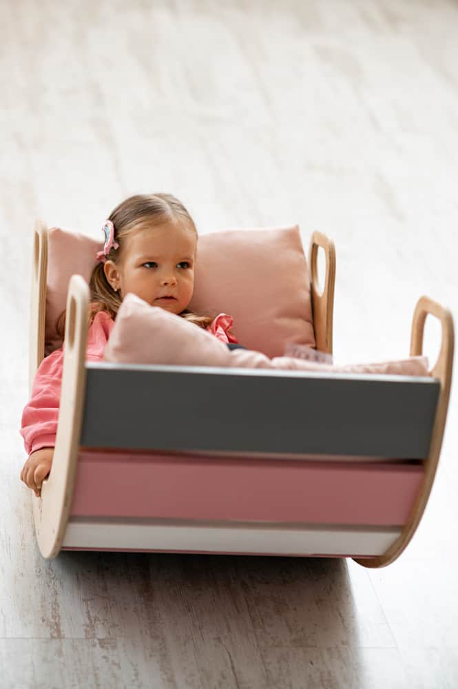 Kinderwippe aus Holz Sunny – Bild 11
