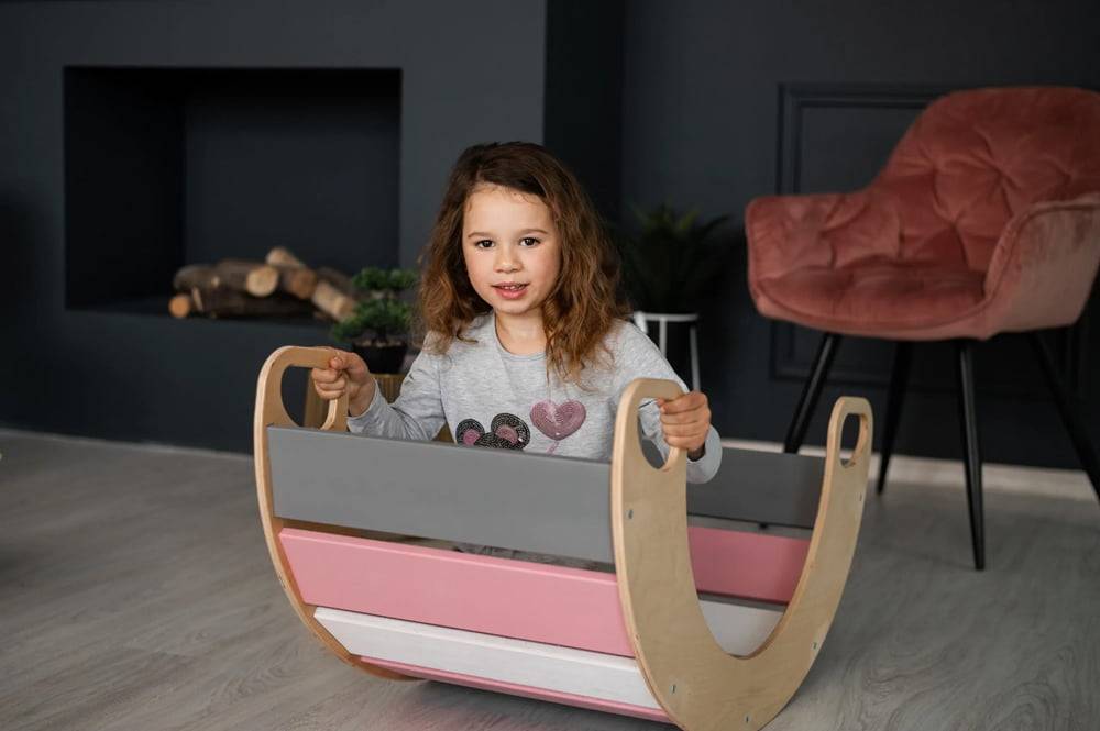 Kinderwippe aus Holz Sunny – Bild 10