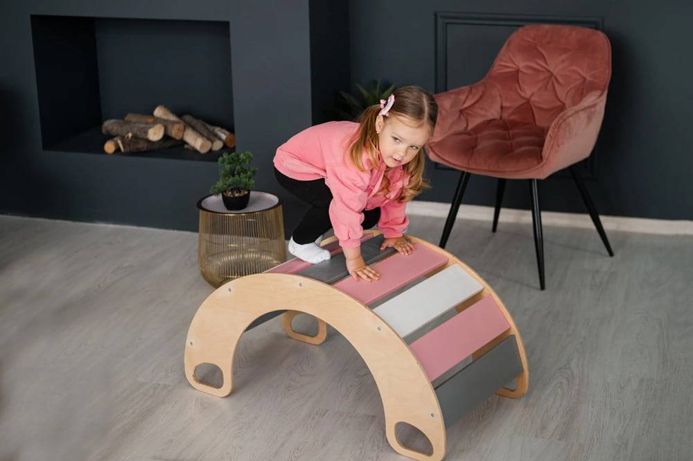 Kinderwippe aus Holz Sunny – Bild 9