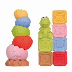 Alternative view of Montessori Set: sensorische Bausteine & Pyramide - 13 Stück