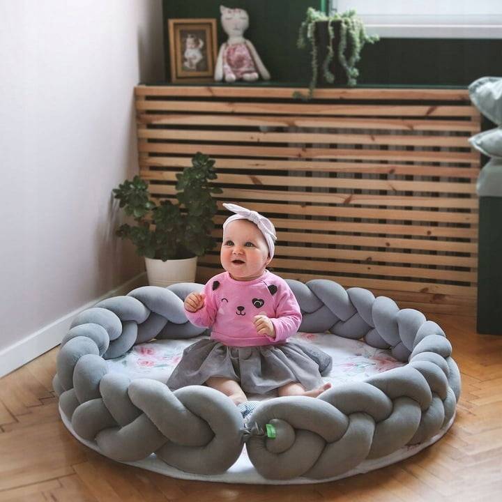 Geflochtene Spielmatte Lulando – Bild 2