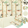 Krabbelmatte Pandas und Indianer – Bild 2