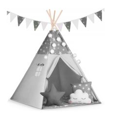 Tipi-Zelt aus Baumwolle - Sterne