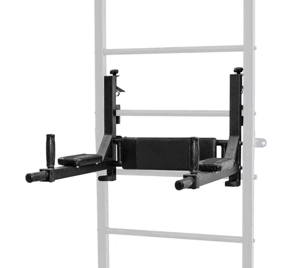 Dip-Barren mit Langhantelständer 2-in-1 – Kraft