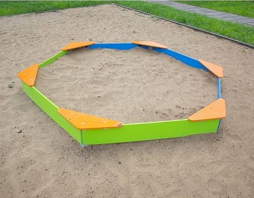 Sechseckiger Sandkasten – Bild 4