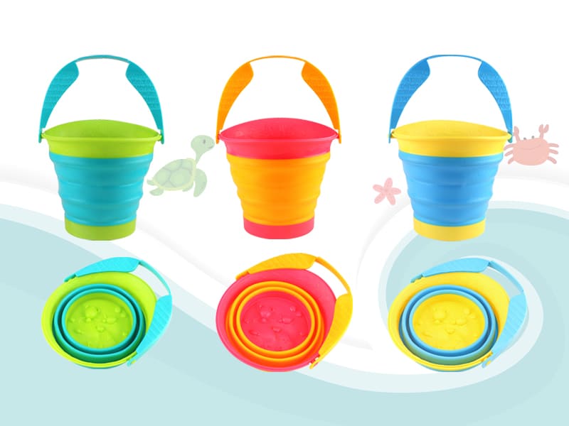 Klappbarer Eimer Für Kinder Round XL – Bild 2