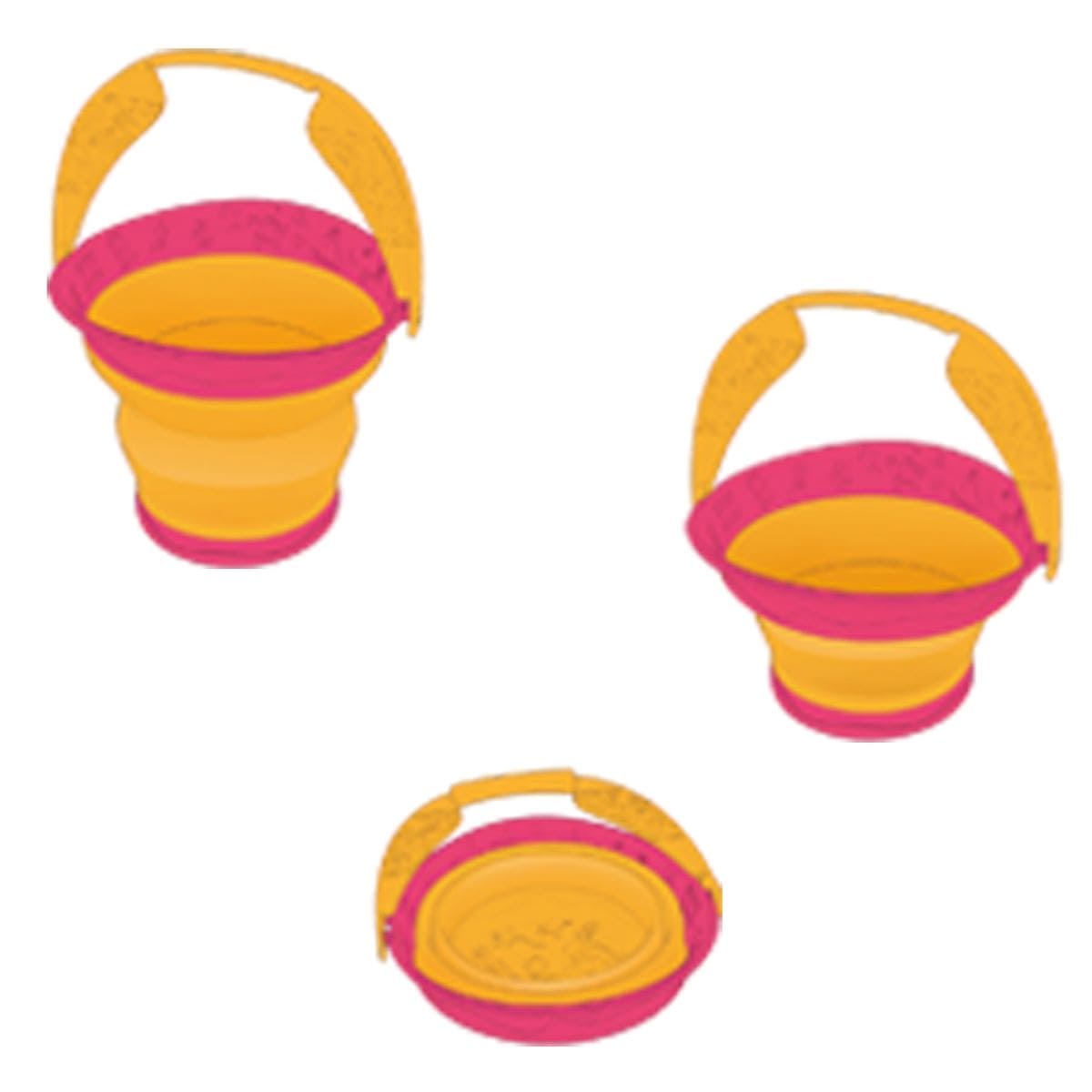 Klappbarer Eimer Für Kinder Round XL – Bild 3